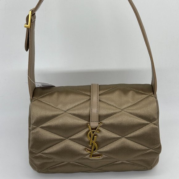 Saint Laurent YSL Monogram LE 57 Matelasse Quilted Satin Shoulder Flap Bag - Picture 11 of 16